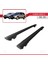 Hyundai Santa Fe 2001-2012 Arası ile Uyumlu Hook Model Anahtar Kilitli Ara Atkı Tavan Barı Siyah 3