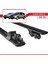 Hyundai Santa Fe 2001-2012 Arası ile Uyumlu Hook Model Anahtar Kilitli Ara Atkı Tavan Barı Siyah 5