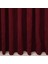 Petek Dokulu Kadife Dökümlü Fon Perde 1/3 Sık Pile Tek Kanat Bordo 5