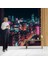 Neon Renkli Gece Tokyo Şehri Mimarileri Poster Duvar Kağıdı Tek Parça Kolay Montaj 4