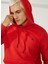 Kapüşon Yaka Kırmızı Erkek Sweatshirt TC2910BASKILI 2