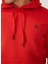 Kapüşon Yaka Kırmızı Erkek Sweatshirt TC2910BASKILI 5