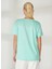 Bisiklet Yaka Baskılı Mint Kadın T-Shirt W-MERCAX 5