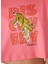 Bisiklet Yaka Baskılı Pembe Kadın T-Shirt W-ROTA 4
