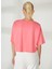 Bisiklet Yaka Baskılı Pembe Kadın T-Shirt W-ROTA 5