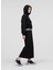 Bisiklet Yaka Düz Siyah Kadın Sweatshirt 230W1807 2