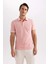 Slim Fit Polo Yaka Kısa Kollu Tişört B2477AX23HS 1