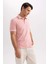 Slim Fit Polo Yaka Kısa Kollu Tişört B2477AX23HS 3