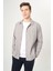 Erkek Regular Fit Uzun Kollu Flanel Gömlek GRİ GM22K222095_D55 4