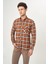 Regular Fit Kahve Flanel Erkek Gömlek GM22K222102_D11 1
