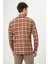 Regular Fit Kahve Flanel Erkek Gömlek GM22K222102_D11 2