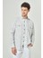 Regular Fit Paşa Yaka Lacivert Spor Erkek Gömlek GM23Y231073_D39 1
