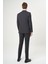 Modern Fit Mono Yaka 2Düğmeli Çift Yırtmaçlı Siyah Erkek Takım Elbise PTK22K22231_D99 2