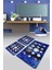 Sea Shell 3 Lü Set Banyo Halısı Paspas Yıkanabilir Kaymaz Taban Klozet Takımı 1