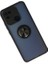 Xiaomi Poco C40 Kılıf Montreal Yüzüklü Silikon Kapak - Siyah 300099 2