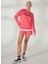 Bisiklet Yaka Pembe Kadın Sweatshırt W-ENERGY 2