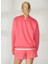Bisiklet Yaka Pembe Kadın Sweatshırt W-ENERGY 5