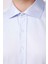 Modern Slim Fit Düz Saten Pamuklu Erkek Mavi Gömlek 4