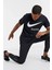 Dri-Fit Running Dry Run Chest Logo Erkek Siyah Tişört 4