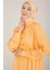 Üçgen Büzgülü Viskon Elbise 23Y9666 Mango 4