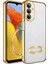 Galaxy M14 Kılıf Köşeleri Renkli Şeffaf Kamera Korumalı Silikon Luxury Kapak 1