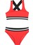 Lastikli Çocuk Bikini Kırmızı 234201 1
