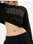 Crop Spor Sweat Baskılı Relax Fit 5