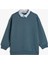 Sweatshirt Basic Gömlek Yaka Detaylı Uzun Kollu 1