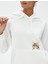 Kapüşonlu Sweatshirt Kanguru Cepli Kedi Nakışlı 5