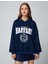 Oversize Sweatshirt Harvard Lisanslı Polo Yaka Baskılı 3