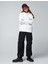 Oversize Sweatshirt Kapüşonlu Baskılı Uzun Kollu 2