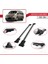 Mercedes Viano 2010-2014 Arası ile Uyumlu Fly Model Ara Atkı Tavan Barı Gri 3