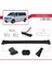 Volkswagen Caravelle (T6) 2015 ve Sonrası ile Uyumlu Fly Model Ara Atkı Tavan Barı Siyah 3