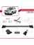 Toyota Land Cruiser (J200) 2008-2021 Arası ile Uyumlu Fly Model Ara Atkı Tavan Barı Gri 3