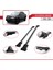 Volkswagen Amarok 2010-2016 Arası ile Uyumlu Fly Model Ara Atkı Tavan Barı Gri 3