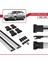 Toyota Corolla (E120) 2000-2006 Arası ile Uyumlu Fly Model Ara Atkı Tavan Barı Gri 5
