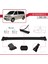 Volkswagen Transporter (T5) 2003-2015 Arası ile Uyumlu Fly Model Ara Atkı Tavan Barı Siyah 3