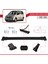 Toyota Yaris Verso (XP20) 2000-2005 Arası ile Uyumlu Fly Model Ara Atkı Tavan Barı Siyah 3