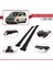 Toyota Yaris Verso (XP20) 2000-2005 Arası ile Uyumlu Fly Model Ara Atkı Tavan Barı Siyah 4