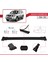 Nissan Pathfinder (R51) 2004-2012 Arası ile Uyumlu Fly Model Ara Atkı Tavan Barı Siyah 3