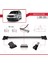 Mercedes Citan 2012-2021 Arası ile Uyumlu Fly Model Ara Atkı Tavan Barı Gri 4