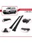 Ssangyong Rexton Y250 2006-2012 Arası ile Uyumlu Fly Model Ara Atkı Tavan Barı Siyah 4