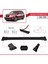 Nissan Pathfinder (R52) 2013-2020 Arası ile Uyumlu Fly Model Ara Atkı Tavan Barı Siyah 3