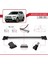 Mitsubishi Outlander 2008-2013 Arası ile Uyumlu Fly Model Ara Atkı Tavan Barı Gri 4