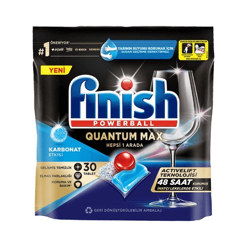 Finish Quantum Max Soda Bulaşık Makinesi Tableti 30'lu Fiyatı