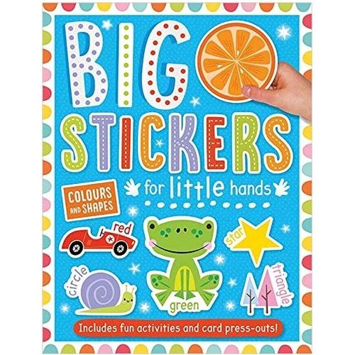 Mbı Big Stickers For Little Hands Colours And Shapes Amy Kitabı
