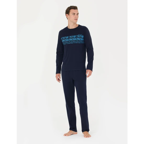 Pierre Cardin Erkek Lacivert Pijama Takımı 50284191-200