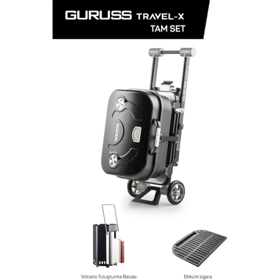 Rehome Guruss Travel-X Taşınabilir Mangal Tam Set