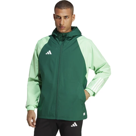 adidas TIRO23 C Aw Jk Erkek Futbol Yağmurluk IC4570 Yeşil