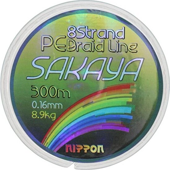 Nippon Sakaya 300 mt Ip Misina 8x Multi Color